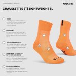 Kalanka - chaussettes et lgres sl performance eyecatching 2 longueurs chaussettes de cyclisme vlo ...
