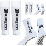 Kalanka - chaussettes de football, 2 paires de chaussettes antidrapantes, chaussettes unisexes pour ...