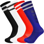 Kalanka - chaussettes de football a rayures hautes pour garçons et filles Kalanka - chaussettes de football a rayures hautes pour garçons et filles
