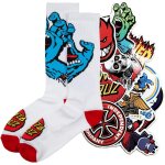 Kalanka - chaussettes socks screaming hand socks chaussettes originales & 20 stickers skateboard taille ...