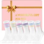 Kalanka - chaussettes tennis femmes, tailles 35 - 38 et 39 - 42 cadeau noel nol idal pour femmes petite ...