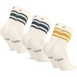 Kalanka - chaussettes de tennis, chaussettes de sport ray�es en coton, rembourr�es pour la salle de sport, ...