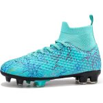 Kalanka - chaussures de football garon fille professionnelles avec crampons adolescents antidrapants ...