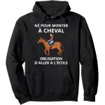 Kalanka - cheval chevaux monter chevaliers filles enfants cadeaux sweat a capuche Kalanka - cheval chevaux monter chevaliers filles enfants cadeaux sweat a capuche
