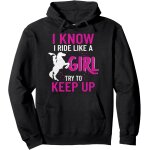 Kalanka - cheval d'équitation pour femme ou fille sweat a capuche Kalanka - cheval d'équitation pour femme ou fille sweat a capuche