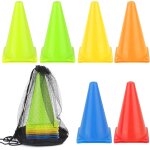 Kalanka - cônes de signalisation 18cm, cônes d'entraînement avec sac de transport plots entrainement, ... Kalanka - cônes de signalisation 18cm, cônes d'entraînement avec sac de transport plots entrainement, ...
