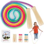 Kalanka - corde a sauter pour enfants, corde a sauter réglable pour fitness, 250 cm, pour enfants avec ... Kalanka - corde a sauter pour enfants, corde a sauter réglable pour fitness, 250 cm, pour enfants avec ...