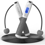 Kalanka - corde a sauter sport, sans fil avec compteur, jump rope réglable avec kilomètre kilométrique ... Kalanka - corde a sauter sport, sans fil avec compteur, jump rope réglable avec kilomètre kilométrique ...