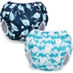Kalanka - couches de bain rutilisables (lot de 2), couches de maillot de bain rglables, couvre - couches ...