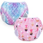 Kalanka - couches de bain rutilisables (lot de 2), couches de maillot de bain rglables, couvre - couches ...