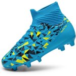 Kalanka - crampons de football pour enfants chaussures a lacets rglable chaussures de football pour ...