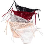 Kalanka - culotte a nouer sur le côté pour femme, bikini en dentelle sauvage, string réglable Kalanka - culotte a nouer sur le côté pour femme, bikini en dentelle sauvage, string réglable