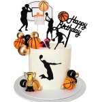 Kalanka - decoration gateau anniversaire basketball, 25 pièces happy birthday decoration gateau, décorations ... Kalanka - decoration gateau anniversaire basketball, 25 pièces happy birthday decoration gateau, décorations ...