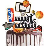 Kalanka - d�corations de g�teau de basketball, th�me basket, chaussures de sport, deco gateau basket, ...