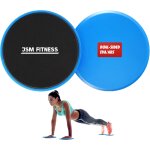 Kalanka - disques de glisse double face ¿ core sliders pour abdominaux, yoga, pilates et renforcement ...
