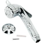 Kalanka - douchette chromée avec pommeau de douche abs 1 / 2 ¿ avec bouton marche / arrêt pratique ... Kalanka - douchette chromée avec pommeau de douche abs 1 / 2 ¿ avec bouton marche / arrêt pratique ...