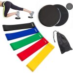 Kalanka - elastique musculation - ensemble de 3 bandes de r�sistance avec ancrage de porte pour entra�nement ...