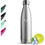 Kalanka - gourde isotherme 500ml, anti fuite bouteille isotherme, sans bpa gourde metal, gourde inox, ...