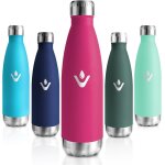 Kalanka - gourde isotherme, 500ml, gourde inox enfant, 24h froid & 12h chaud, thermos isotherme, sans ...