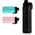 Kalanka - gourde isotherme inox 750ml bouteille eau thermos caf� 16h froid 10h chaud gourde sport, bureau, ...