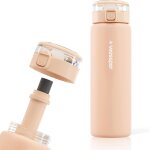 Kalanka - gourde en verre 680 ml avec filtre a eau, sans bpa, bouteille avec filtre a charbon actif, ... Kalanka - gourde en verre 680 ml avec filtre a eau, sans bpa, bouteille avec filtre a charbon actif, ...