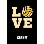 Kalanka - love carnet: id�e cadeau pour les joueurs de volley - ball cahier de 110 pages lign�es format ...