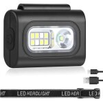 Kalanka - lumires de course a clip, 1pcs lampes led a clip, rechargeable, lampe a led de scurit de ...