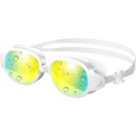 Kalanka - lunettes de natation anti bu�e, unisexe lunettes de natation, lentilles etanches et r�sistantes ...