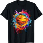Kalanka - maillot de basket ballon basketball rtro amusant color t - shirt