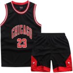 Kalanka - maillots de basketball débardeur actif et ensemble court pour garçons, tenue basket enfant, ... Kalanka - maillots de basketball débardeur actif et ensemble court pour garçons, tenue basket enfant, ...