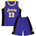 Kalanka - maillots de basketball dbardeur actif et ensemble court pour garons, tenue basket enfant, ...