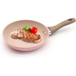 Kalanka - mini poêle induction 16 cm, rose avec la poignée de bois, petite poele a oeuf induction, 16 ... Kalanka - mini poêle induction 16 cm, rose avec la poignée de bois, petite poele a oeuf induction, 16 ...