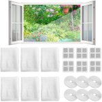 Kalanka - moustiquaires pour fenêtres, 6pcs130x150cm filet de fenêtre anti - insectes, avec 6 bandes ... Kalanka - moustiquaires pour fenêtres, 6pcs130x150cm filet de fenêtre anti - insectes, avec 6 bandes ...