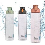 Kalanka - okosei gourde transparente, 750 ml, en tritan, sans bpa, pour le sport, le vélo, l'extérieur, ... Kalanka - okosei gourde transparente, 750 ml, en tritan, sans bpa, pour le sport, le vélo, l'extérieur, ...