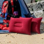 Kalanka - oreiller gonflable pour les voyages ou le camping - oreiller gonflé - paquet de deux de couleur ... Kalanka - oreiller gonflable pour les voyages ou le camping - oreiller gonflé - paquet de deux de couleur ...