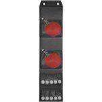 Kalanka - organiseur mural pour casquettes de ping - pong, 6 poches, en non - tiss�, noir, a suspendre ...
