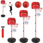 Kalanka - panier de basket enfant, panier de basket exterieur avec support, panier basket enfant rglable ...