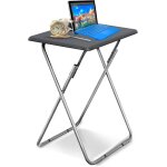 Kalanka - petite table pliante, table de collation pliante, table de plateau tv, table pliante pour balcon, ...