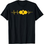 Kalanka - ping pong pongiste tennis de table gar�on battement du c?ur t - shirt