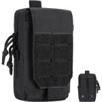 Kalanka - pochette tactique molle, pochette de ceinture utilitaire avec fermeture eclair, pochette pour ...