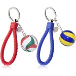 Kalanka - porte cl�s volley - ball, accessoires personnalis�s, 2pcs porte - cl�s de volley - ball cadeaux ...