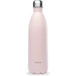 Kalanka - qwetch - bouteille isotherme pastel rose 1l - gourde nomade inox - 24h froid et 12h chaud - ...