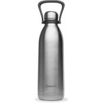 Kalanka - qwetch - grande bouteille isotherme - inox brossé 1, 5l - 48h froid et 16h chaud - etanche ... Kalanka - qwetch - grande bouteille isotherme - inox brossé 1, 5l - 48h froid et 16h chaud - etanche ...