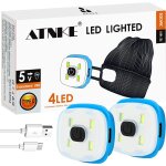 Kalanka - remplacement led bonnet lampe frontale, usb type c rechargeable ultra brillant lumire mains ...