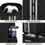 Kalanka - sacs a dos de football avec compartiment a chaussures, sacs de sport imperméables pour basketball ... Kalanka - sacs a dos de football avec compartiment a chaussures, sacs de sport imperméables pour basketball ...