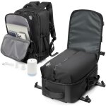 Kalanka - sac a dos sous vide sac de compression avec pompe, sac a dos de voyage cabine avion 40x20x25 ...