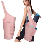 Kalanka - sac yoga tapis rangement, grand sac femme avec s�paration humide et s�che, pochette a cordon ...