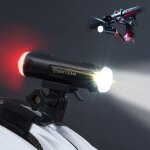 Kalanka - senticam lampe de casque de vélo rechargeable par usb double avant et arrière, lampe torche ... Kalanka - senticam lampe de casque de vélo rechargeable par usb double avant et arrière, lampe torche ...