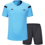 Kalanka - shinestone - maillot darbitre de football a manches courtes .