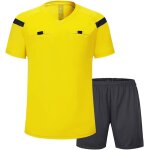 Kalanka - shinestone - maillot darbitre de football a manches courtes .